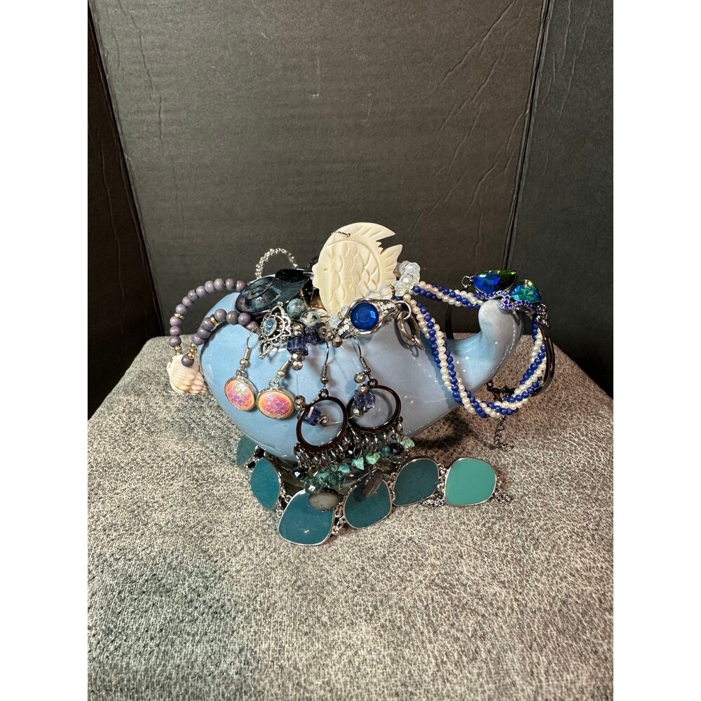 Into the Deep - Ocean Blues Jewelry Jar